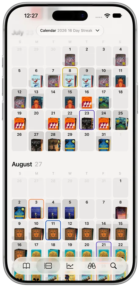 Excerpta on iPhone: A good month looks like this.